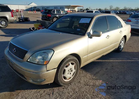 2002 Lexus Ls 430 z USA, uszkodzony, nr VIN JTHBN30F920067360